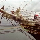 Working on board